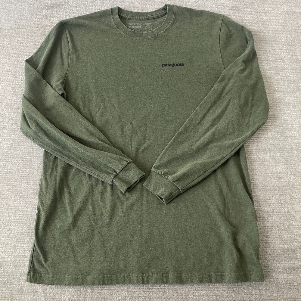 Patagonia Long Sleeve Tee - Olive Green